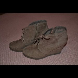 Brown Booties with Heel